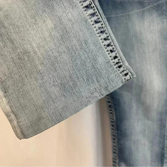 Miss Me Jeans Mid Rise Bootcut Embellished Back Pockets‎ Cropped Womens Sz 30 - Picture 4 of 16